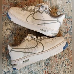 New 5Y Nike Air Force 1 React Shoes